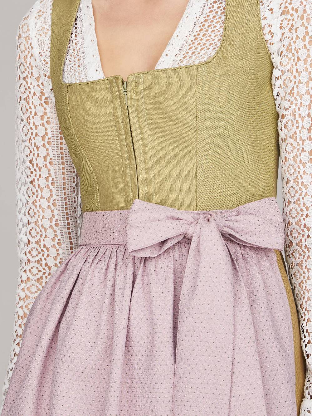 Limberry Hellgrünes Dirndl - ELAINE SPRING GREEN Kauf eins, bekomm eins gratis