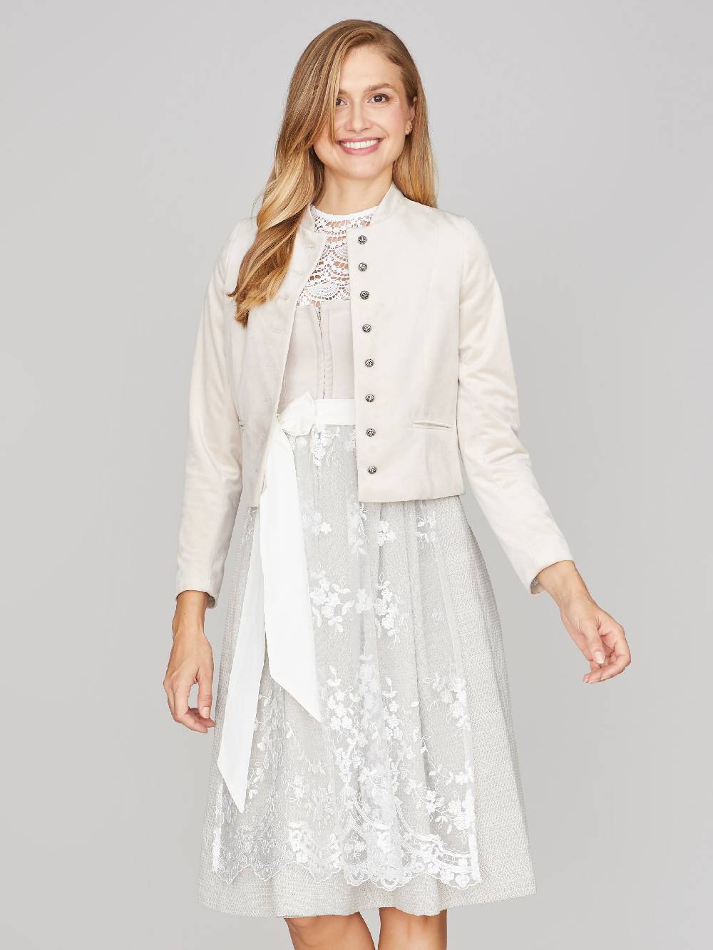 Limberry Beiges Samtdirndl - RUTH SANDSTONE JETZT KAUFEN