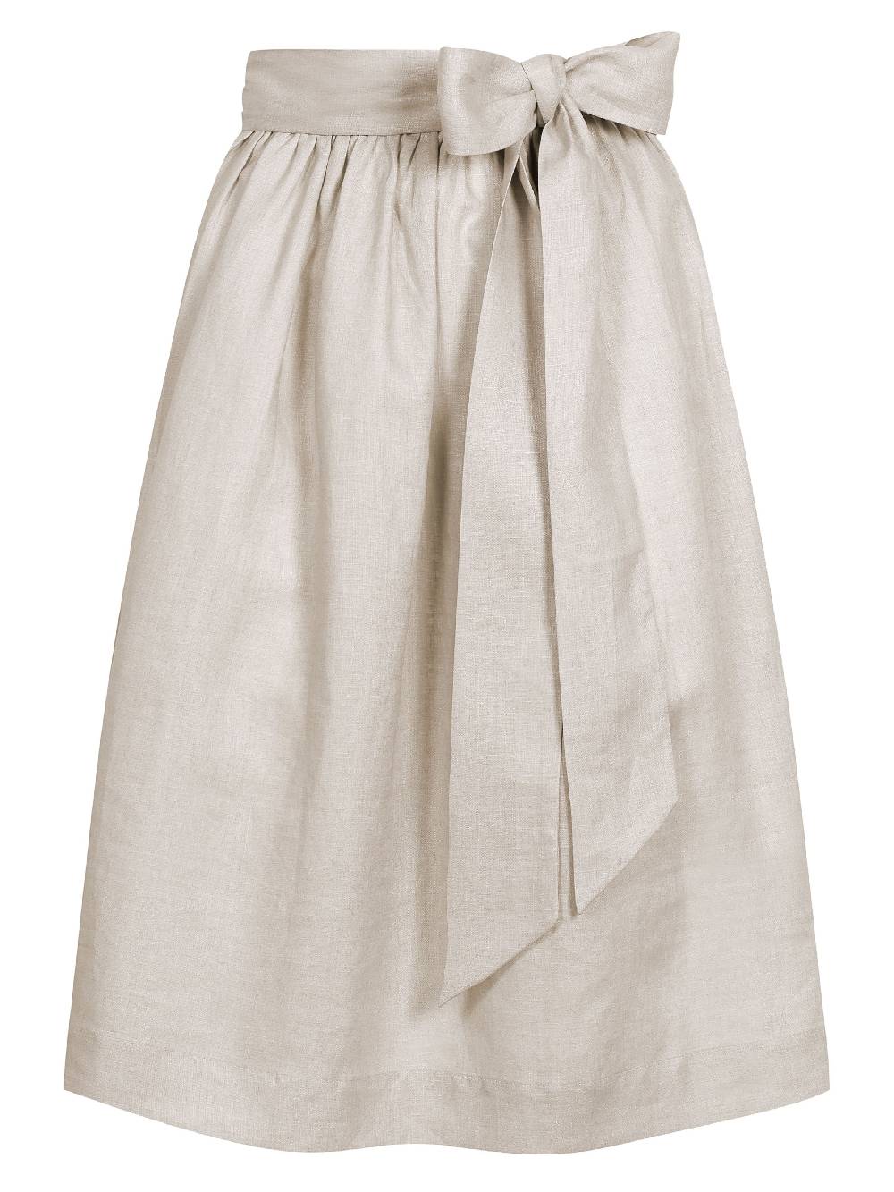 Limberry Beige Dirndlschürze aus Leinen - PAULA Zeitbegrenzte Promotion