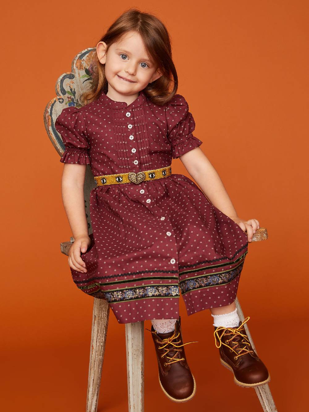 Limberry Beeren-farbenes Kinderkleid - ANNAMIRL BEERE Bis zu 55% Rabatt