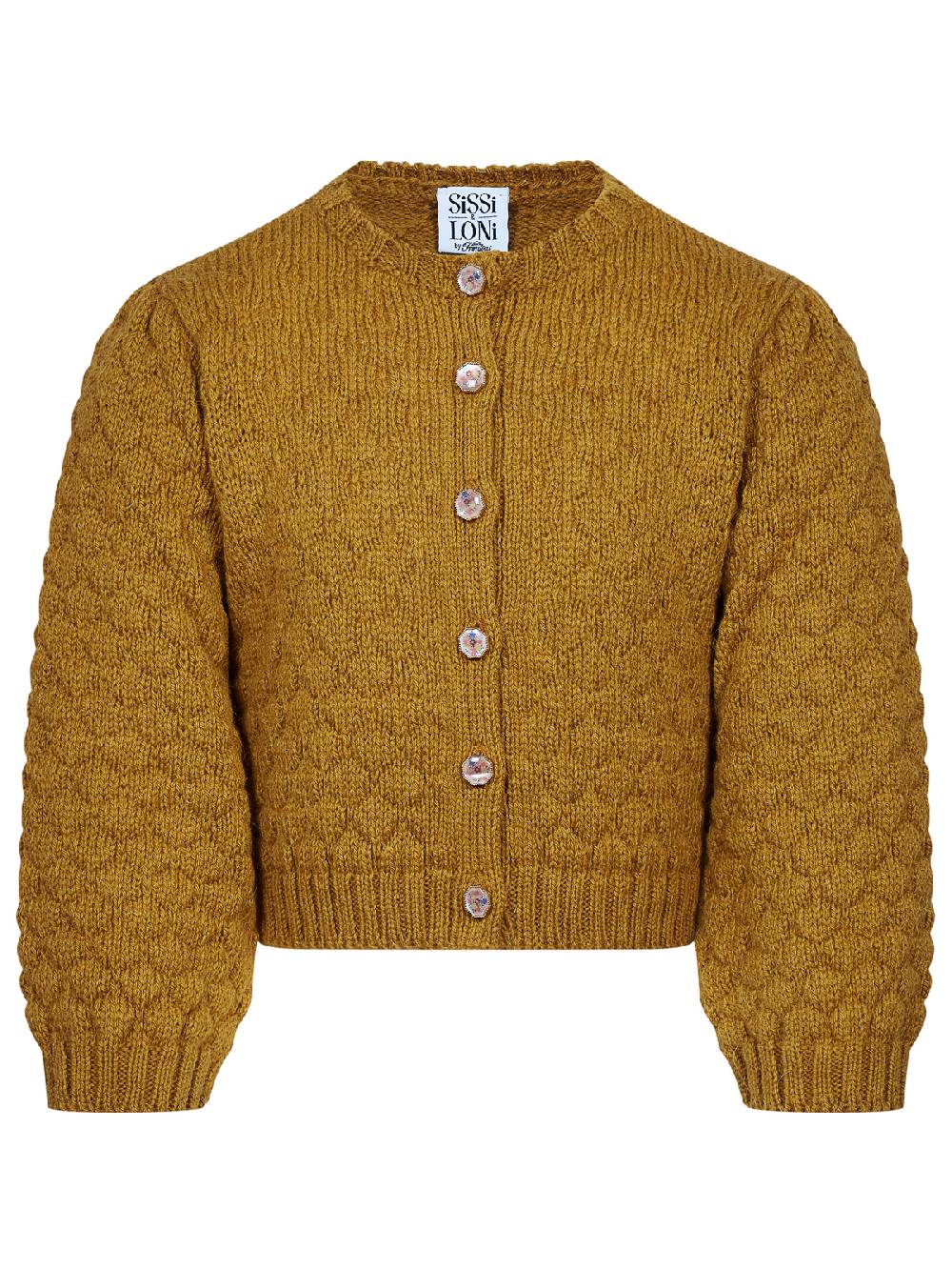 Limberry Senf-farbene Strickjacke für Kinder - INGE SENF Clearance-Verkauf