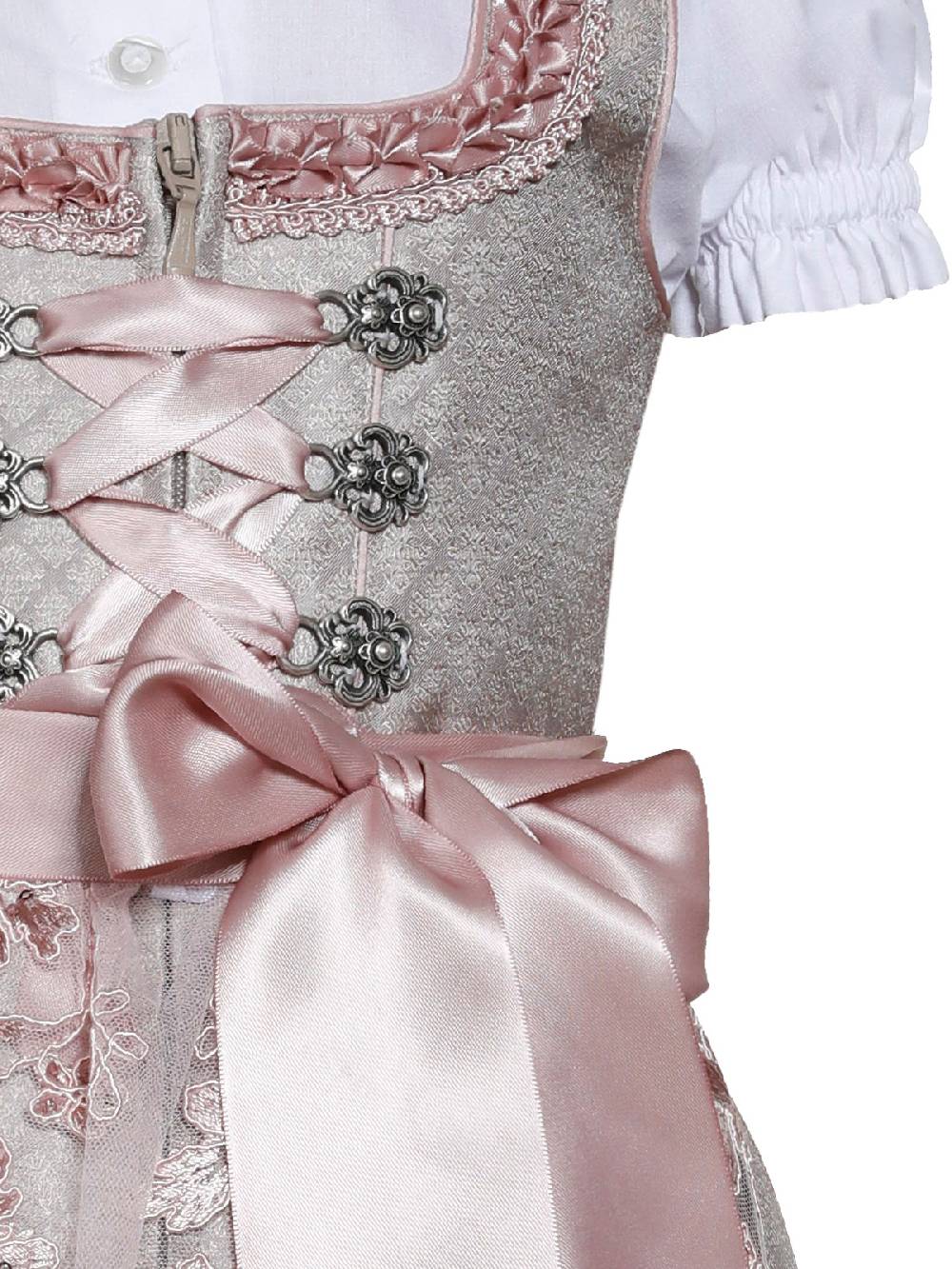 Limberry Zauberhaftes Kinderdirndl in Champagner - MANANDA CHAMPAGNER Fabrikladen
