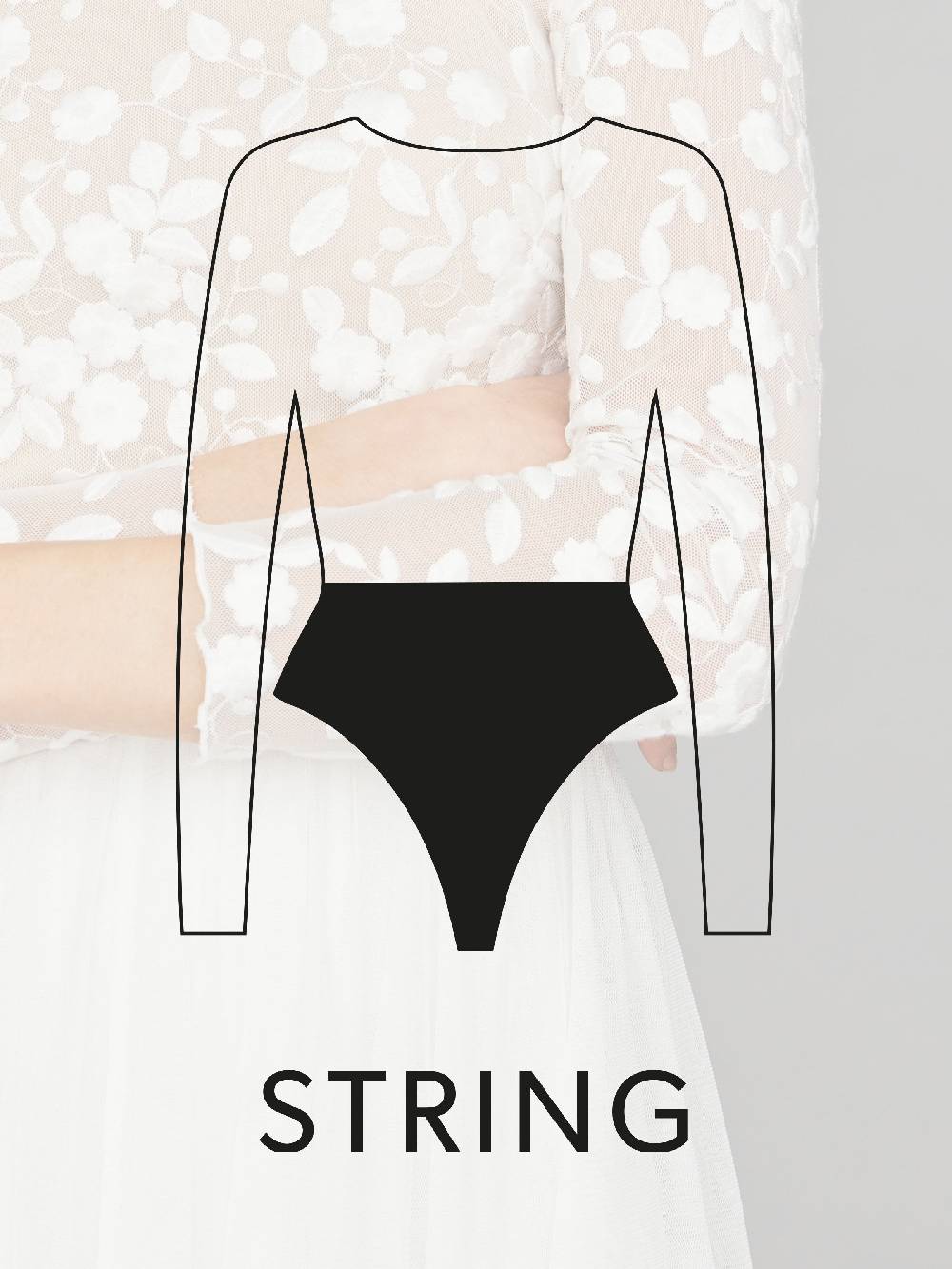 Limberry Braut-Body mit Blumen-Spitze - ELLEN Meist gekauft