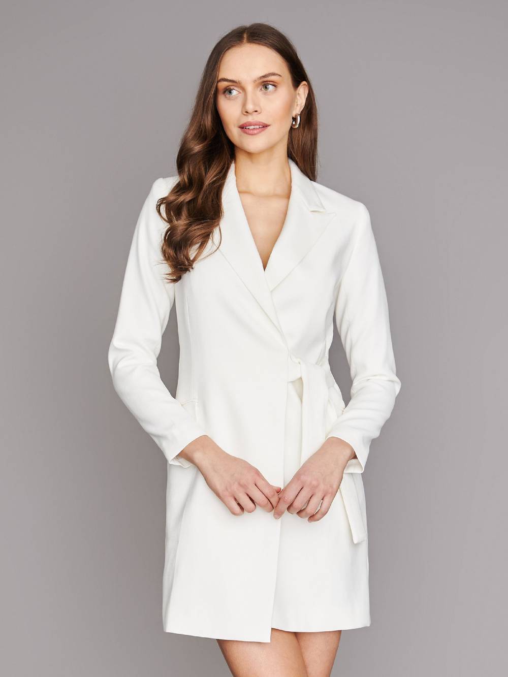 Limberry Cremefarbenes Braut-Blazerkleid - LEONA Fabrikpreis