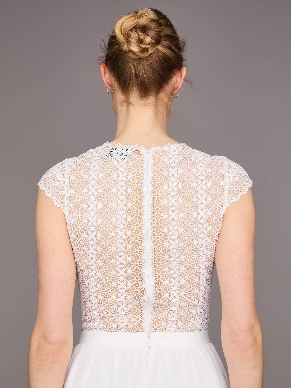 Limberry Cremefarbener Braut-Body mit Flügelarm - FAYE Zeitlich begrenztes Angebot