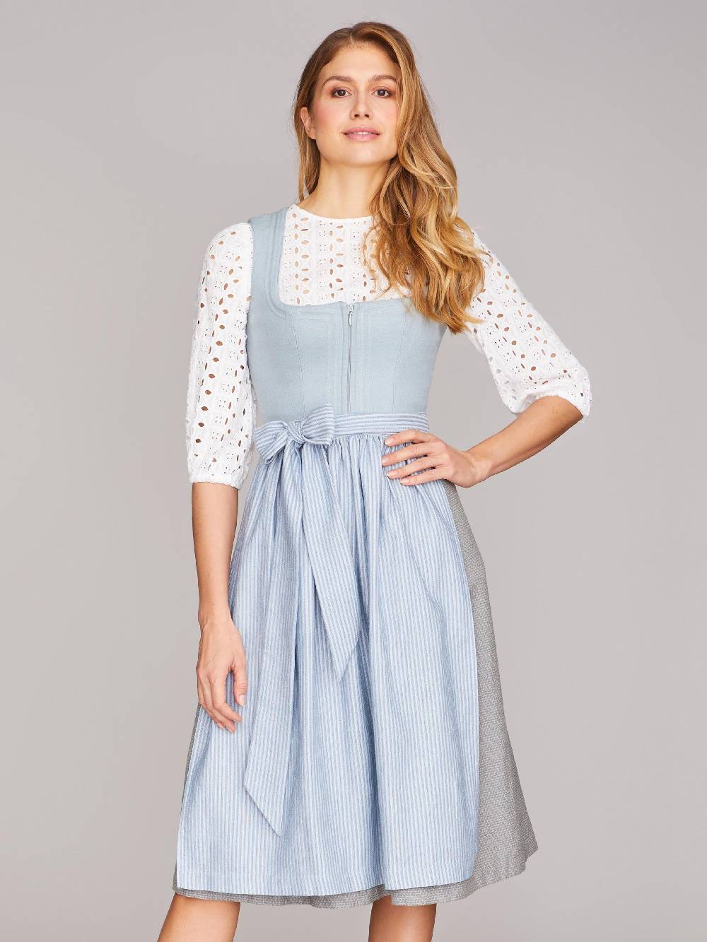 Limberry Dirndl in Mint mit Schnursteppung - CLAIRE SUMMER SAGE Flash Sale
