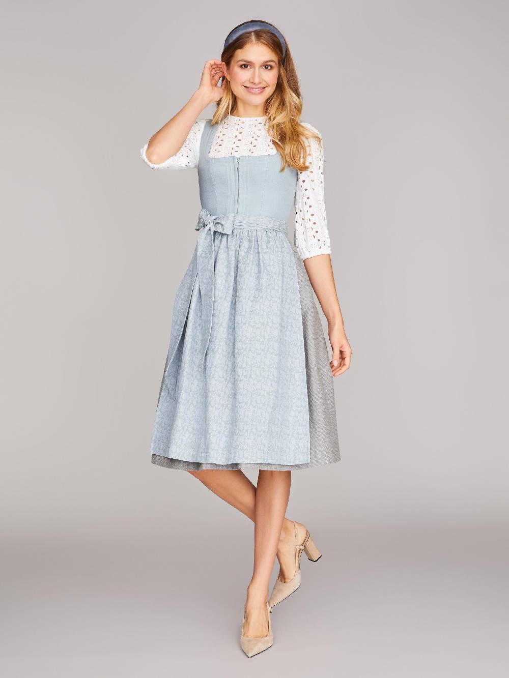 Limberry Dirndl in Mint mit Schnursteppung - CLAIRE SUMMER SAGE Flash Sale