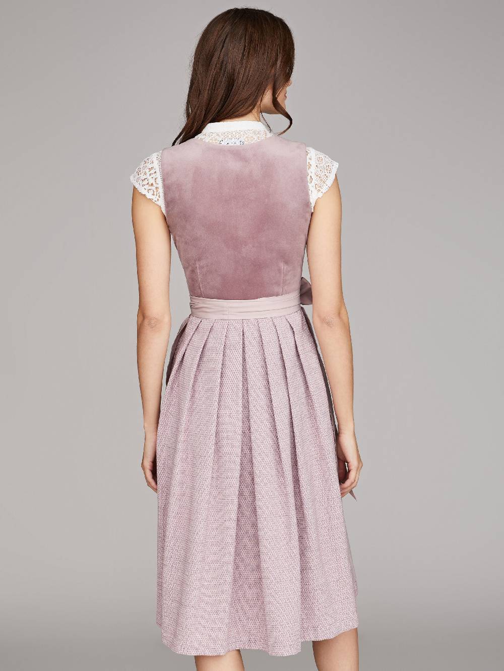 Limberry Mauvefarbenes Samtdirndl - RUTH MELLOW MAUVE Exklusivangebot