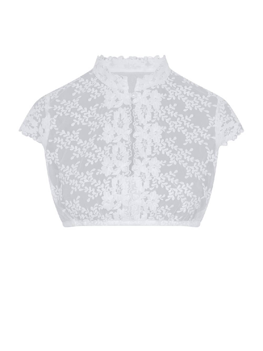 Limberry Weiße Dirndlbluse Esther mit Flügelarm - ESTHER Blitzangebot