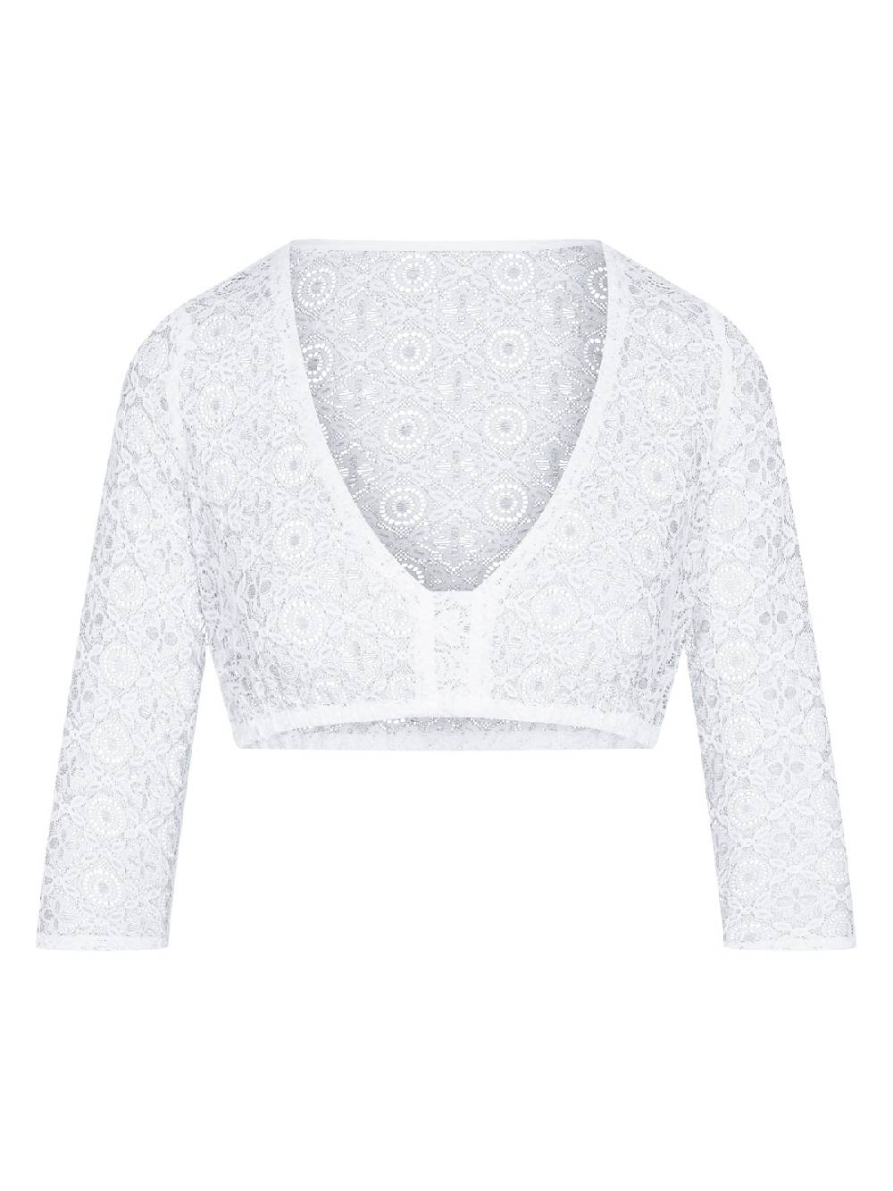 Limberry Langarm-Dirndlbluse mit V-Ausschnitt - KÄTHE Tägliche Deals