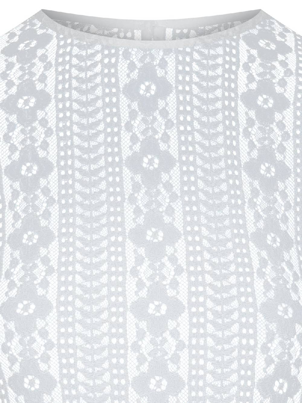 Limberry Weißer Langarm-Spitzenbody - CLEMENTINE WEISS Neueste Stile