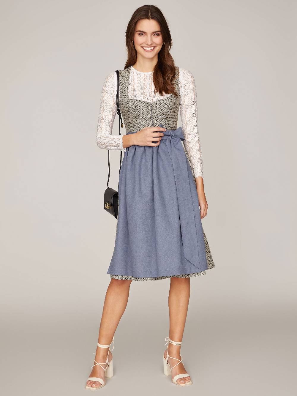 Limberry Weißer Langarm-Spitzenbody - CLEMENTINE WEISS Neueste Stile