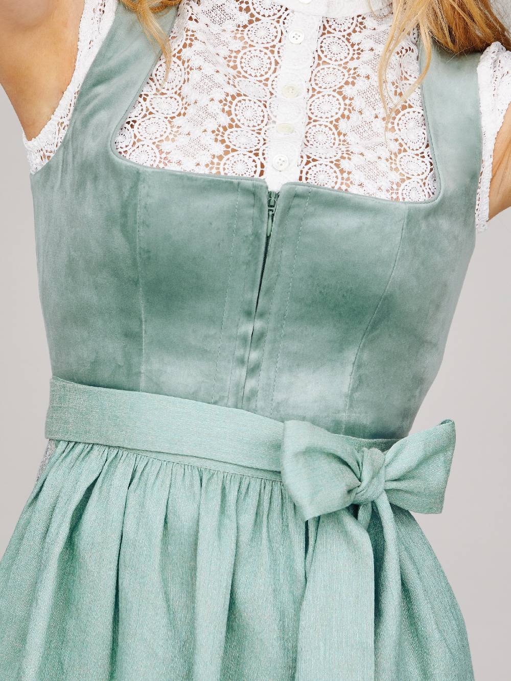 Limberry Salbeigrünes Dirndl - IMANI SEAFOAM Sonderangebot der Fabrik
