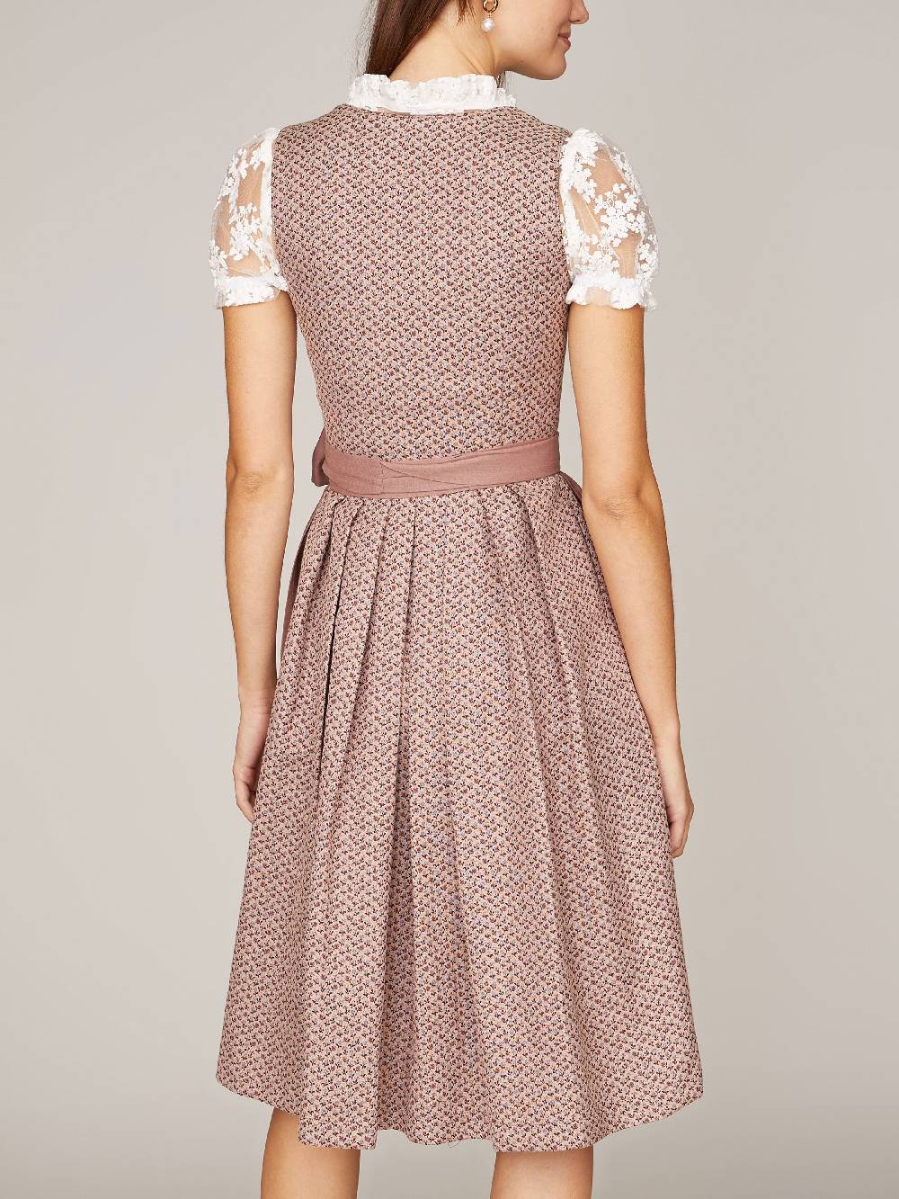Limberry Geblümtes roséfarbenes Dirndl - ANNE DUSTY ROSE Nur noch ein Tag übrig