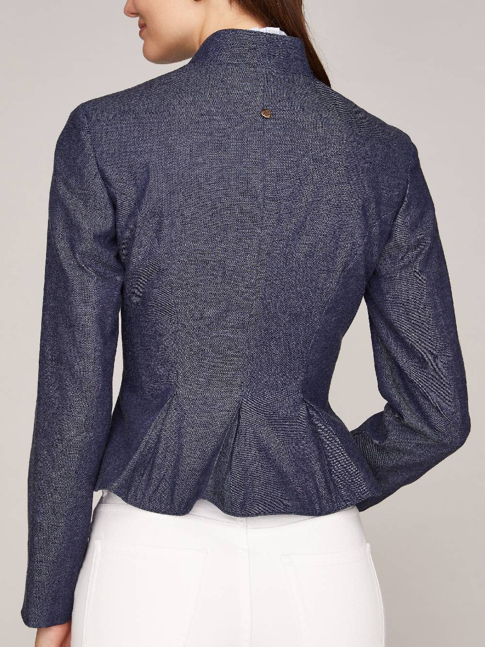 Limberry Denimfarbener Trachten-Blazer mit Stehkragen - CHRISTL Preisnachlass