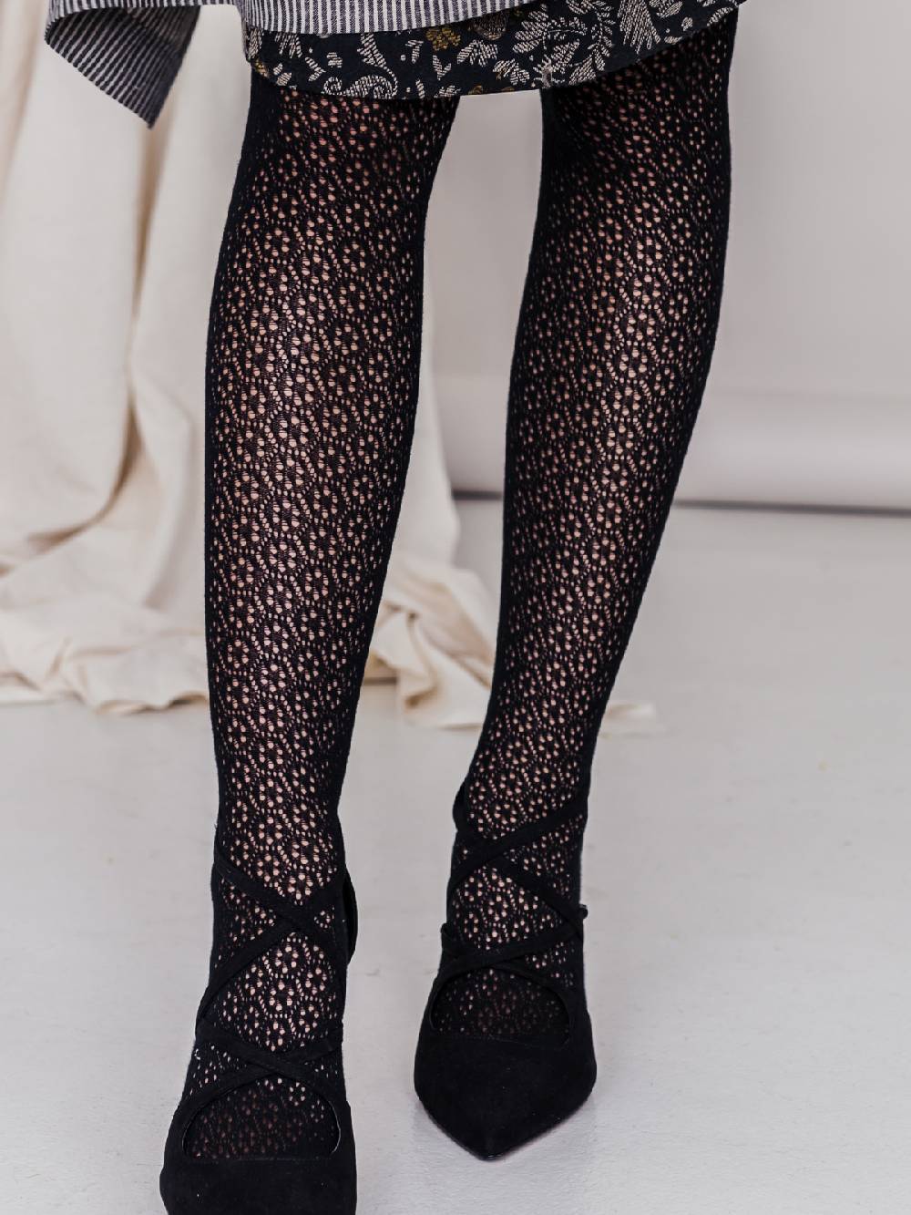 Limberry Trachten-Strumpfhose in Schwarz - FLEUR Exklusive Angebote