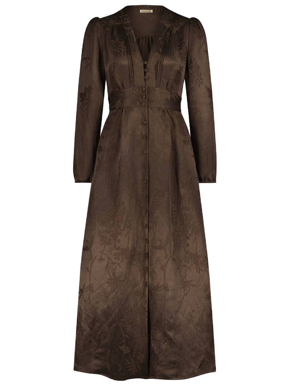 Limberry Braunes Kleid mit floralem Muster - ZOE Bis zu 60% Rabatt