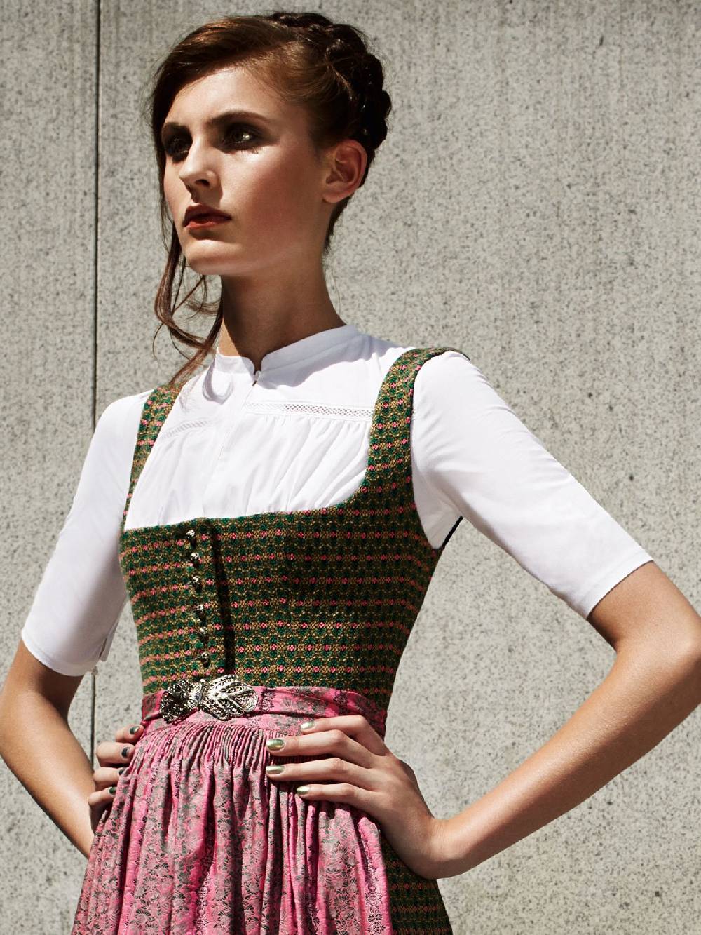 Limberry Edle Dirndlbluse weiß - CÄCIL Discount Store für neue Produkte