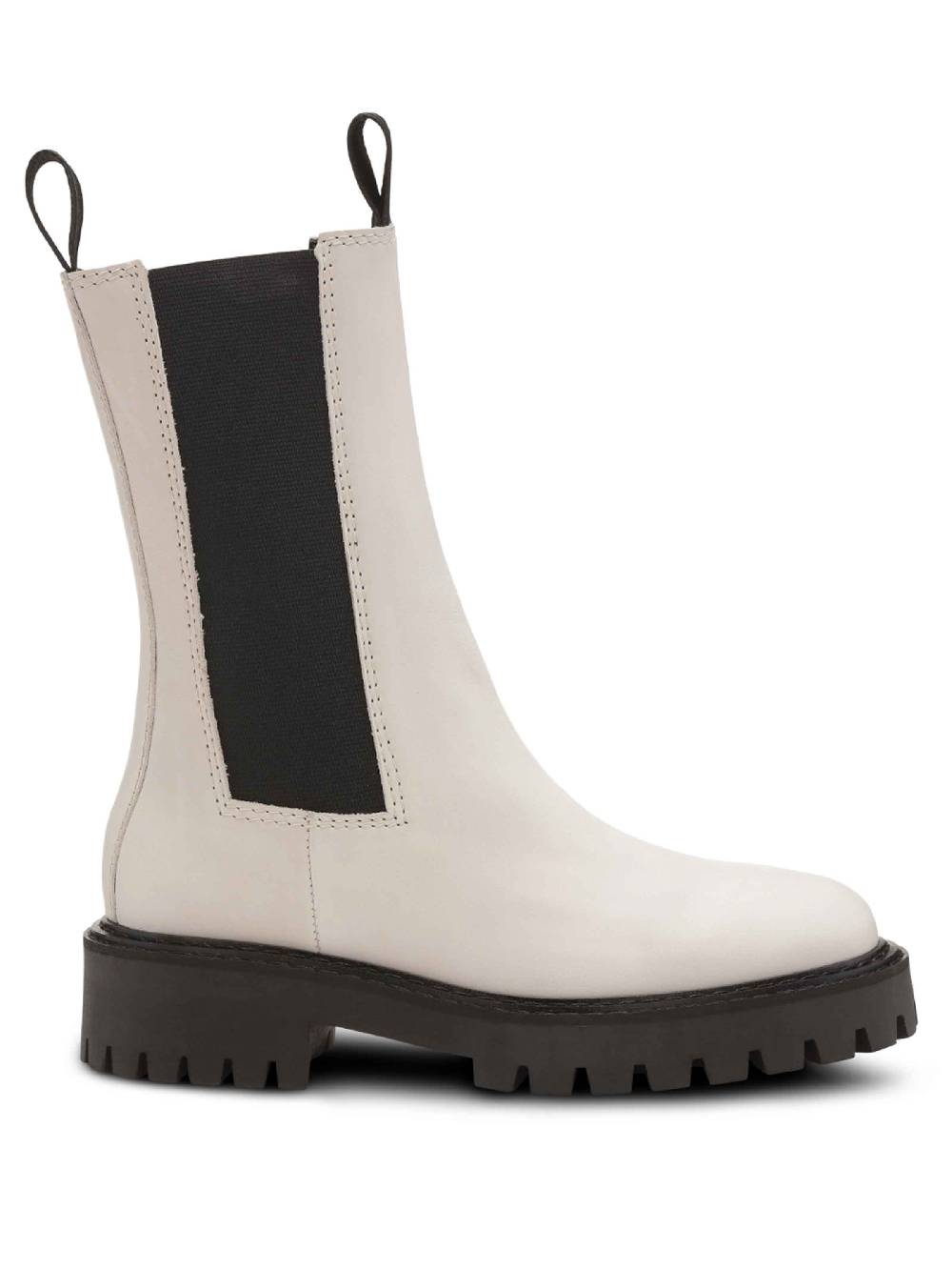 Limberry Schwarz-weißer Chelsea-Boot mit Plateau - ANGIE Günstiger Verkauf