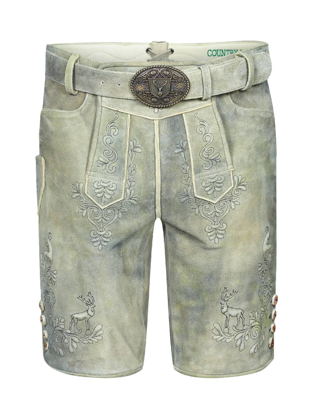 Limberry Senffarbene Lederhose - LX9817 Sonderangebot