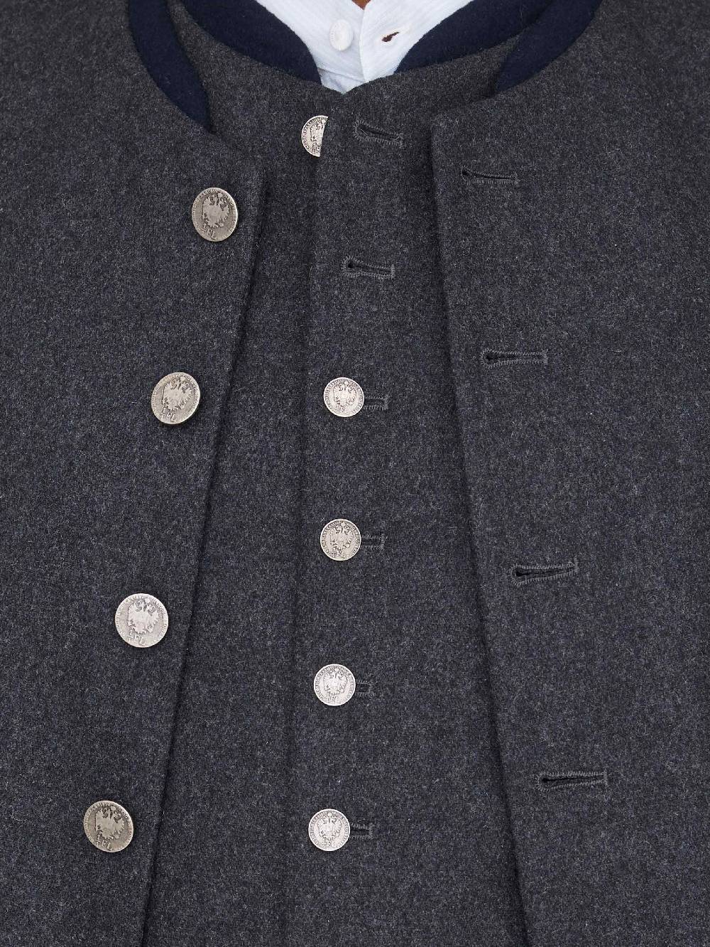 Limberry Grauer Trachtenjanker - VALENTIN SLATE GREY Cyber Monday