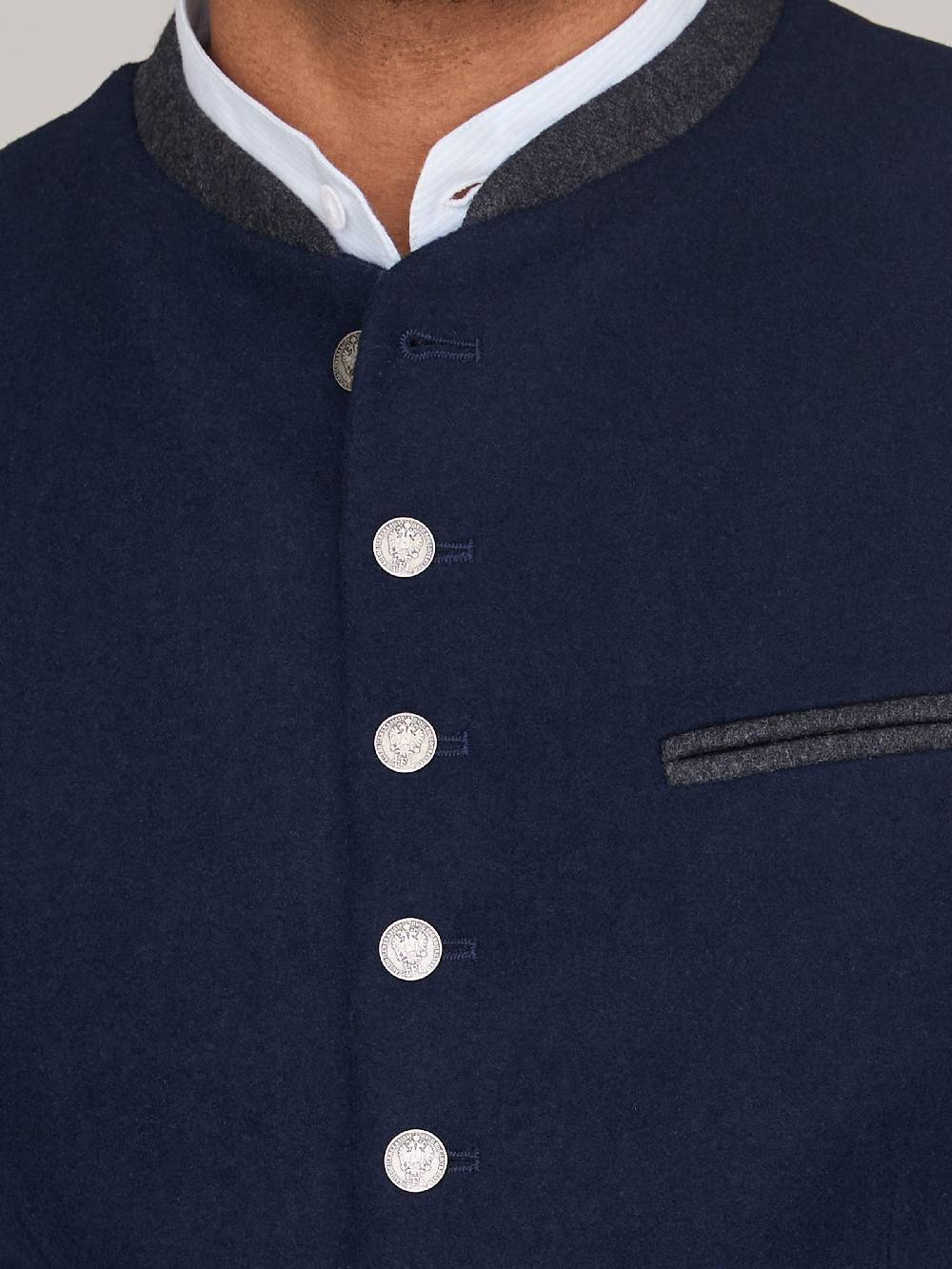 Limberry Dunkelblaue Trachtenweste - THEO DARK NAVY Osterangebot
