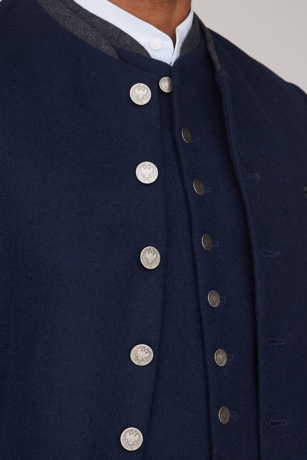 Limberry Dunkelblauer Trachtenjanker - VALENTIN DARK NAVY Muttertagsangebot