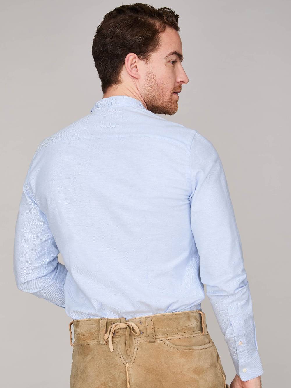 Limberry Blaues Trachtenhemd - LENZ RAUCHBLAU Blitzangebot