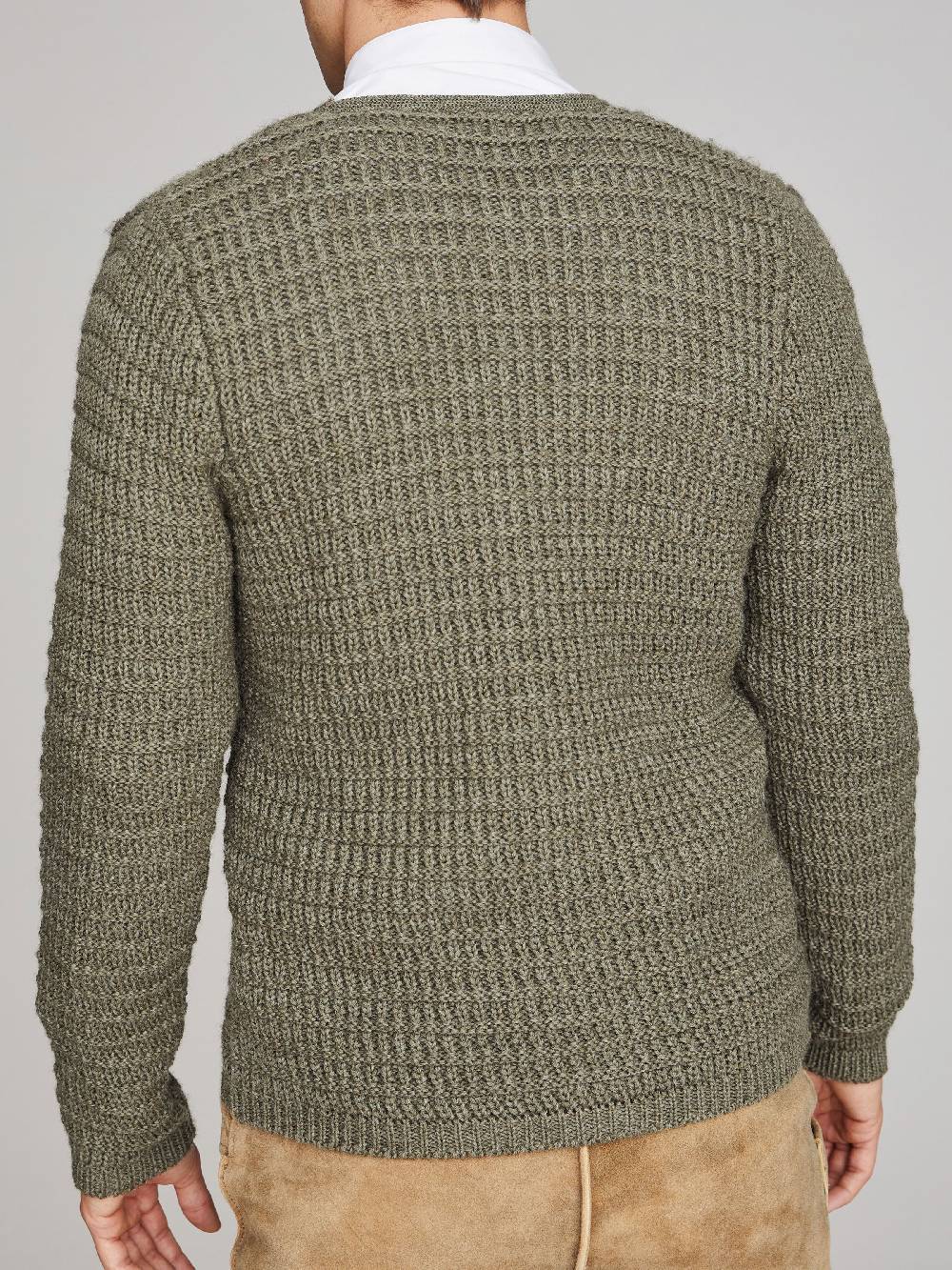 Limberry Olivgrüne Strickjacke - ANTON Tiefpreis