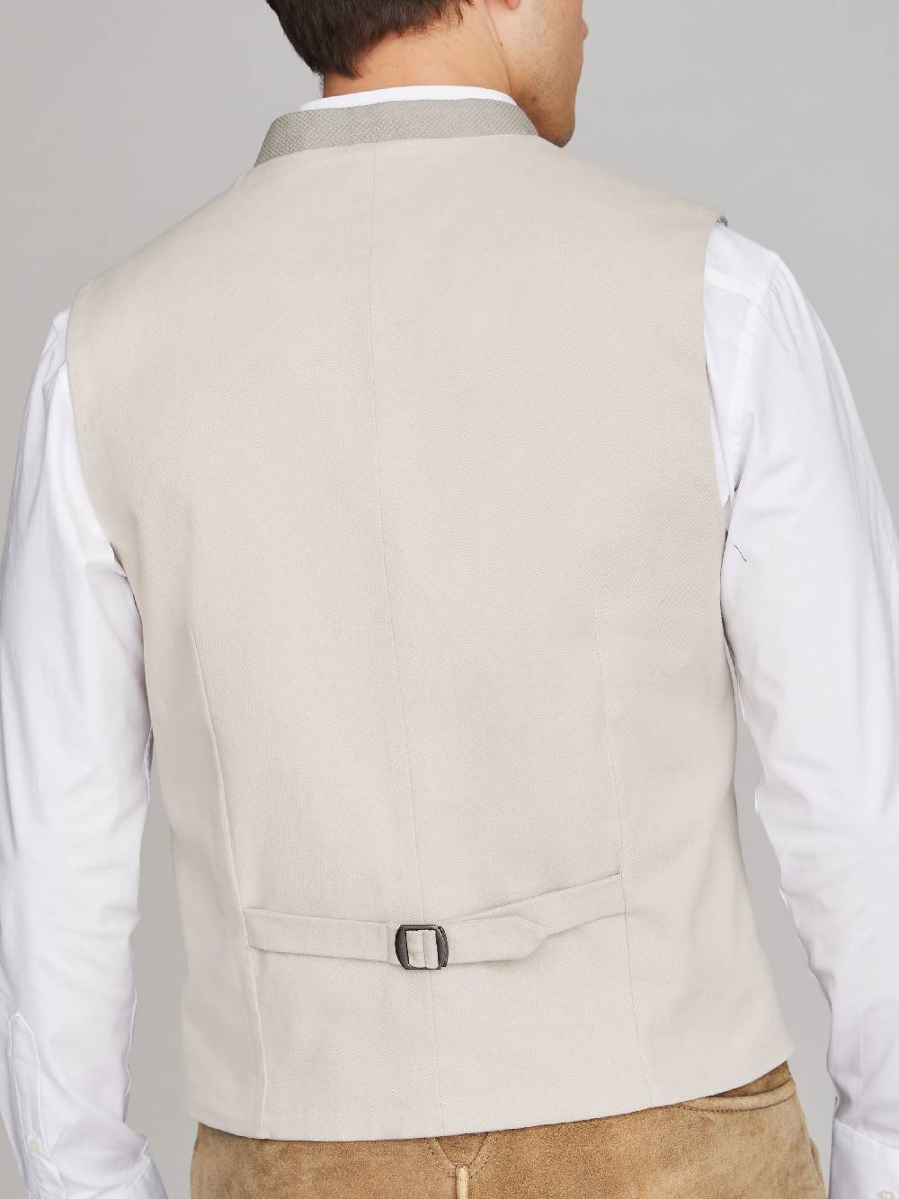 Limberry Grau-Beige Trachtenweste - JULES DARK OYSTER Wochenangebot
