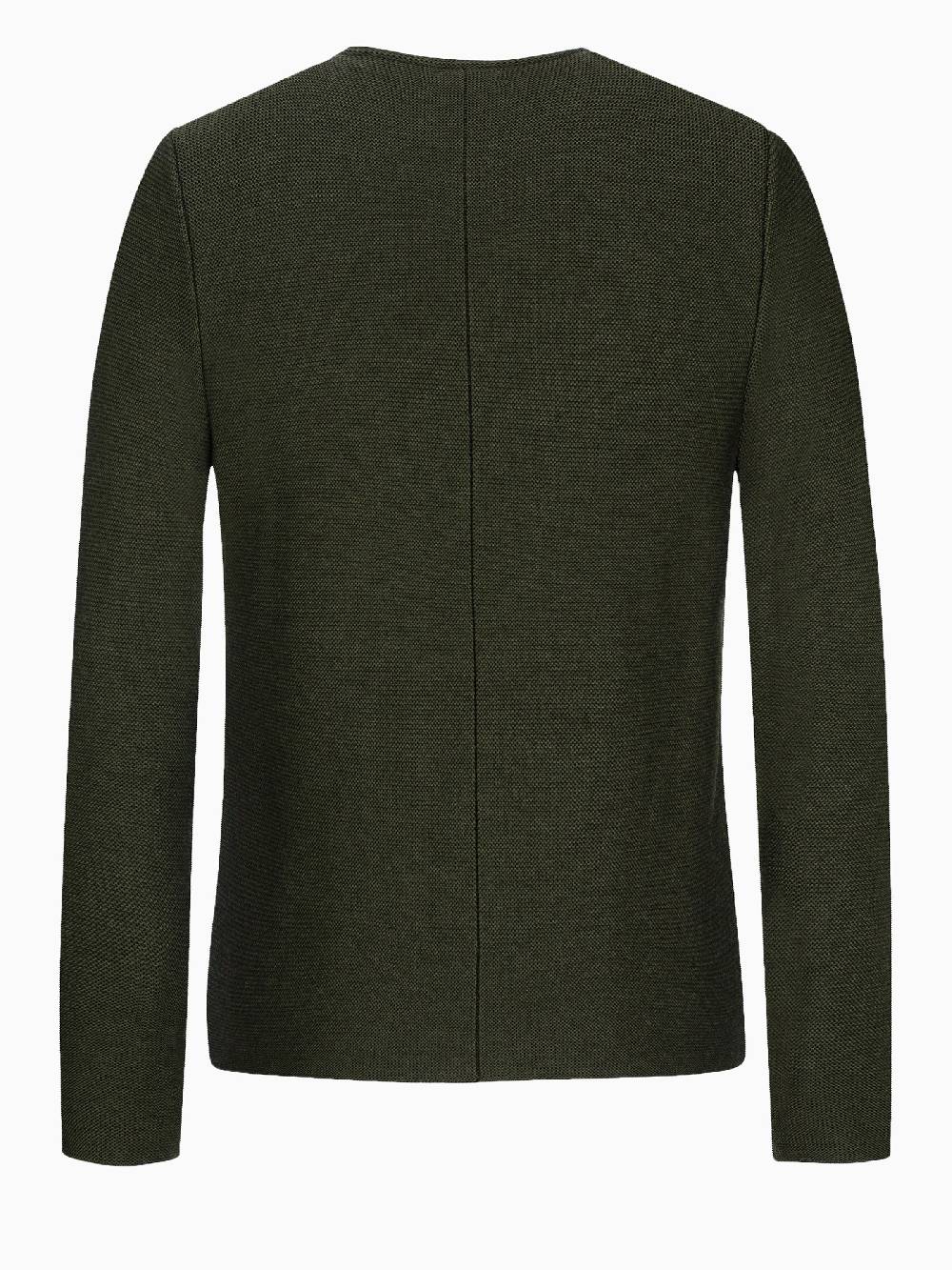 Limberry Olivefarbene Strickjacke - ALOISIUS ALTOLIV Fabrikladen