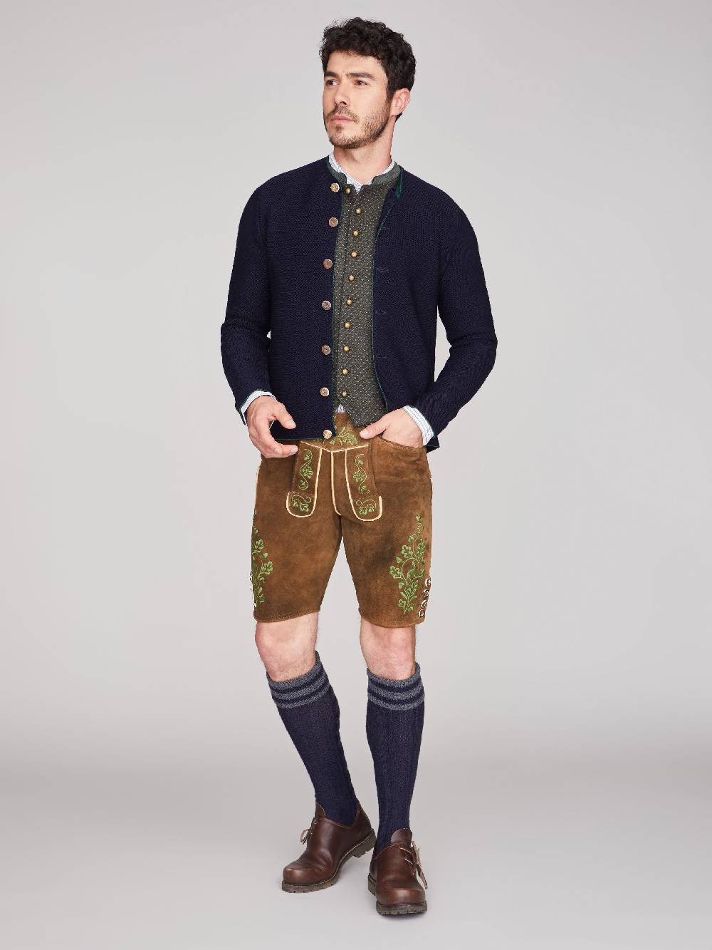 Limberry Tintenblaue Strickjacke - ALOISIUS TINTENBLAU Begrenzt auf 3 Tage
