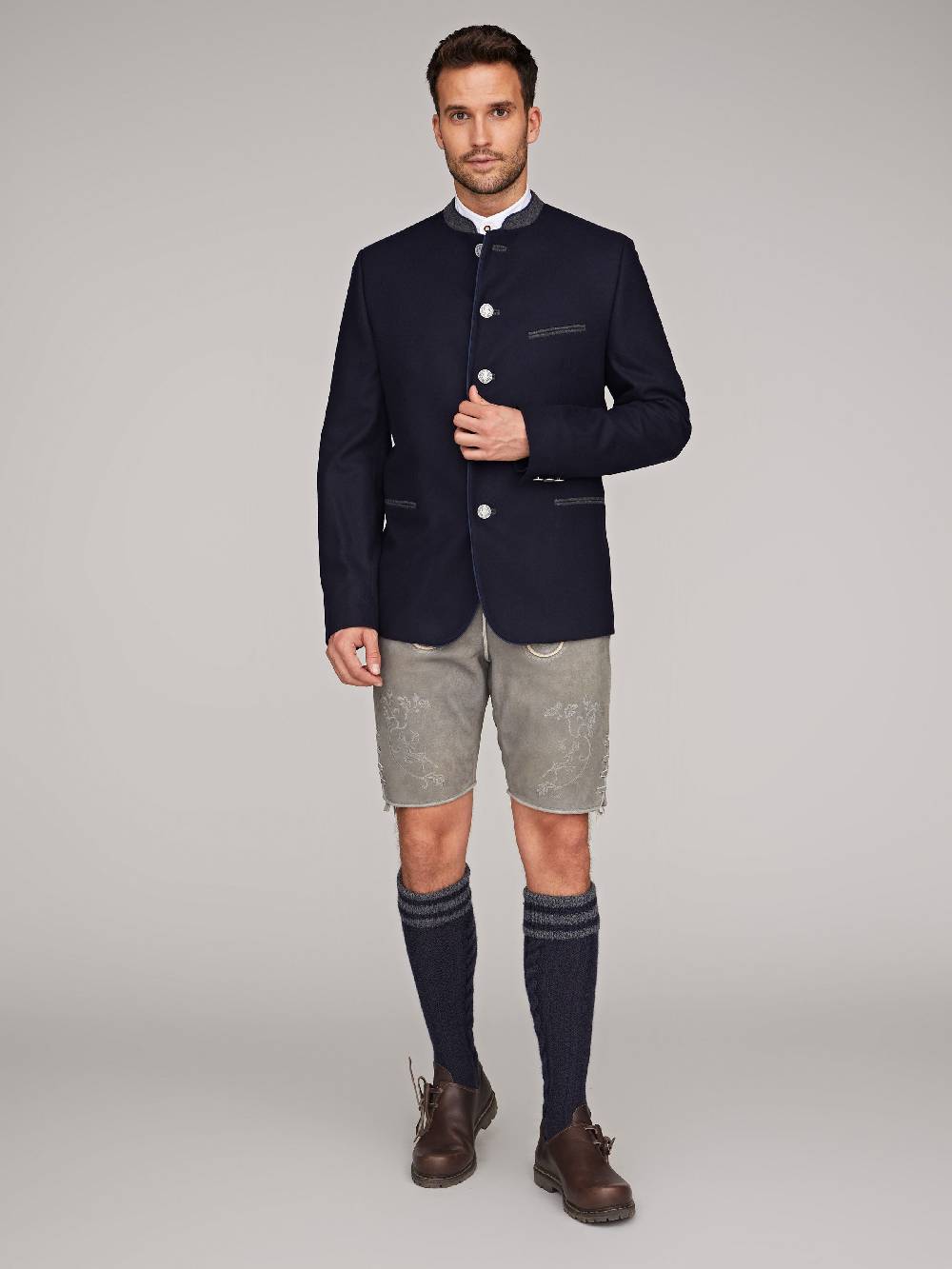 Limberry Graue Lederhose - VEIT GRAU Black Friday