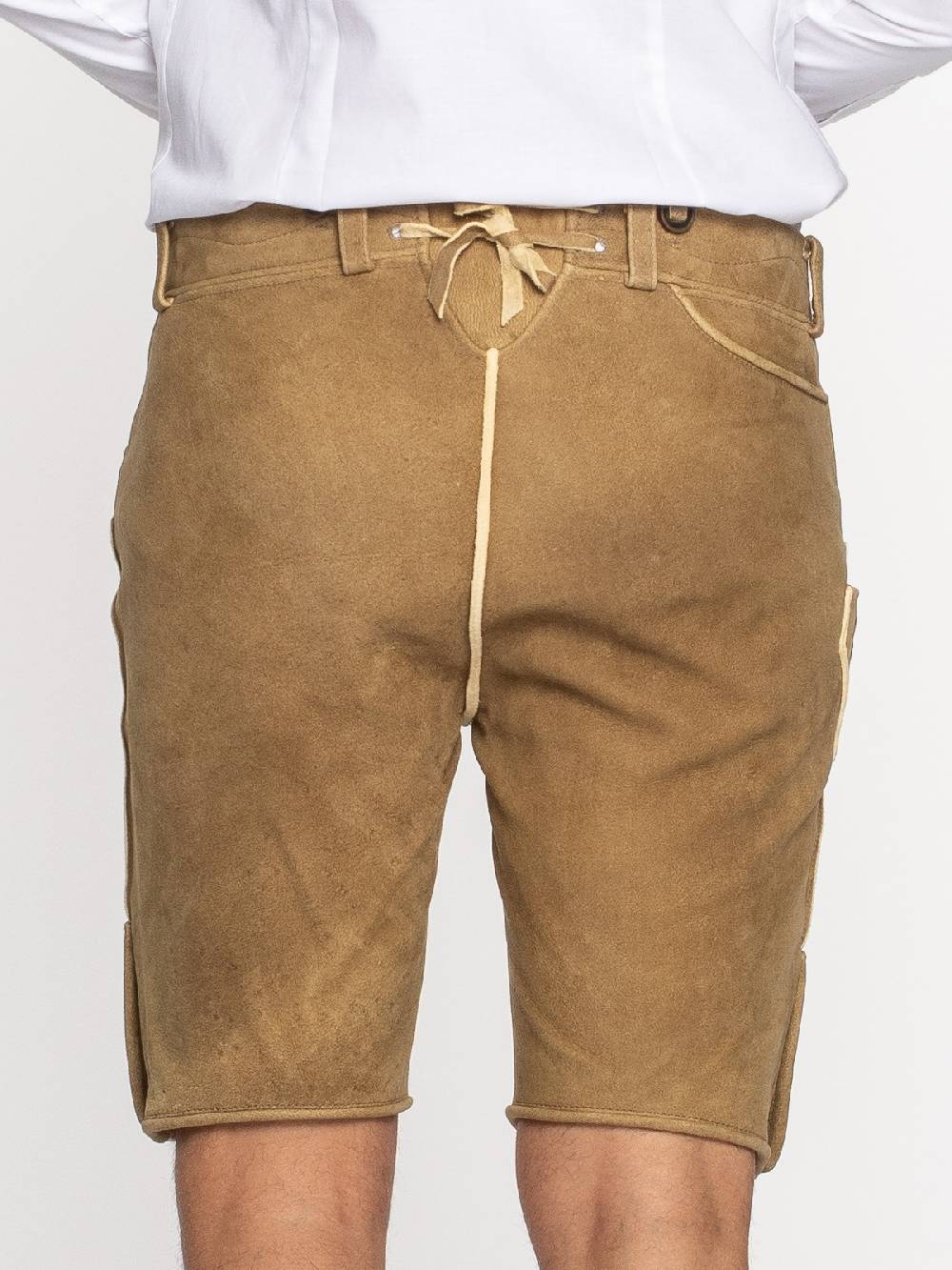Limberry Hellbraune Hirsch-Lederhose - LUDWIG HELLBRAUN Muttertagsangebot
