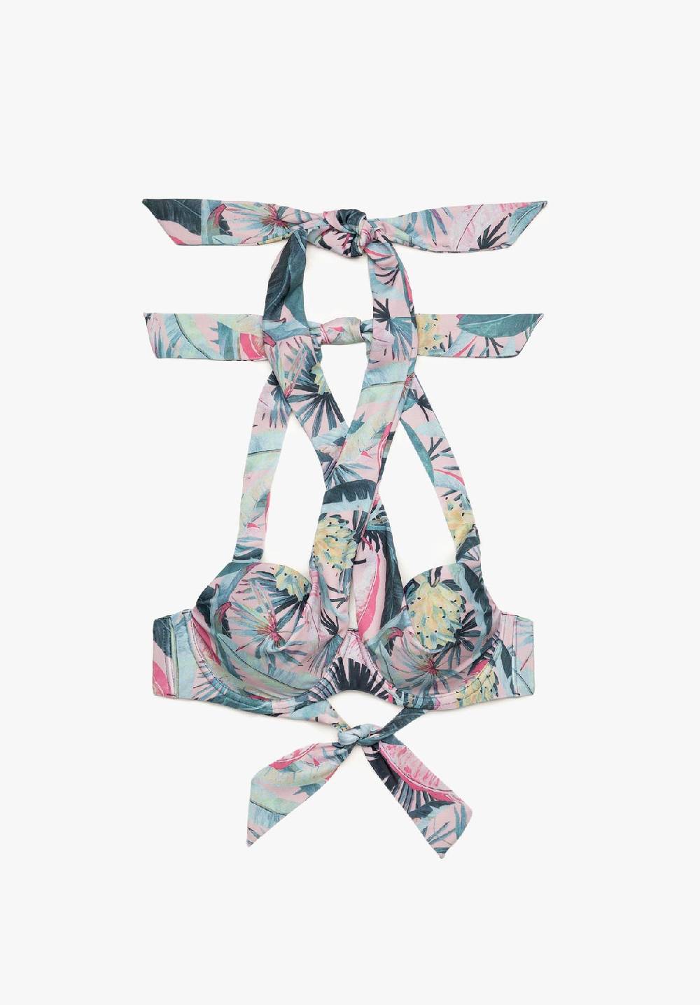 Lovjoi Bikini Top with Cup ABELIA Recycled Print Räumungsverkauf