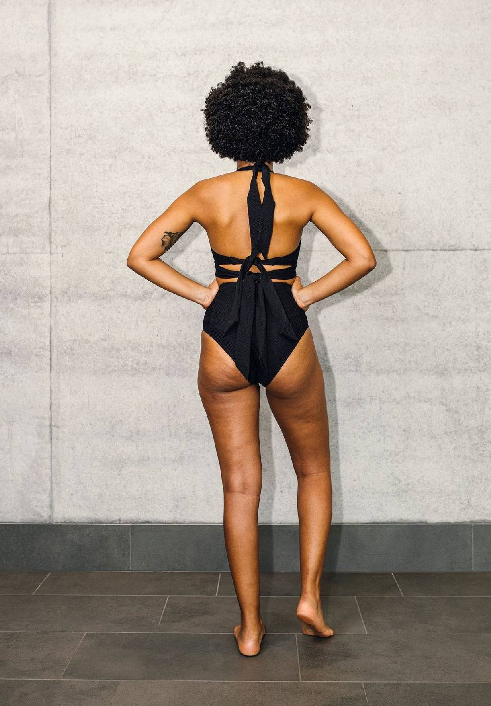 Lovjoi Bikini Slip High Waist KALMIA Biobased Structure Tiefpreis