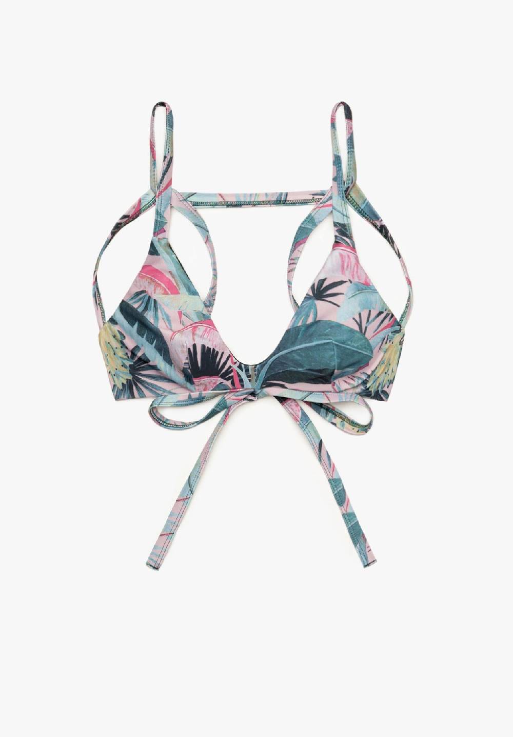 Lovjoi Bikini Top Cross Back KAALA LAU Recycled Print Super Sparpreis