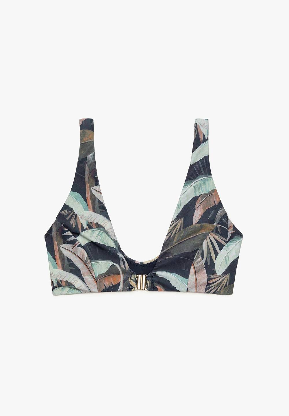 Lovjoi Bikini Top Front Closure LOBELIA Recycled Print Vatertagsangebot