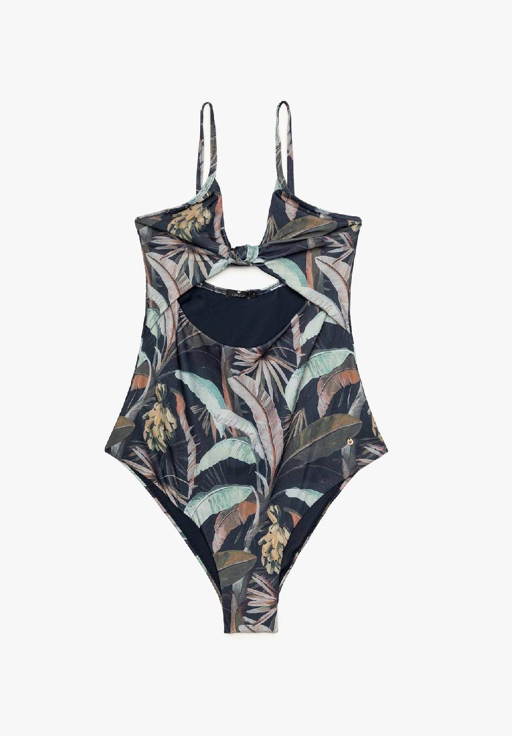 Lovjoi Badeanzug Knotted BELADONA Recycled Print Neuheiten