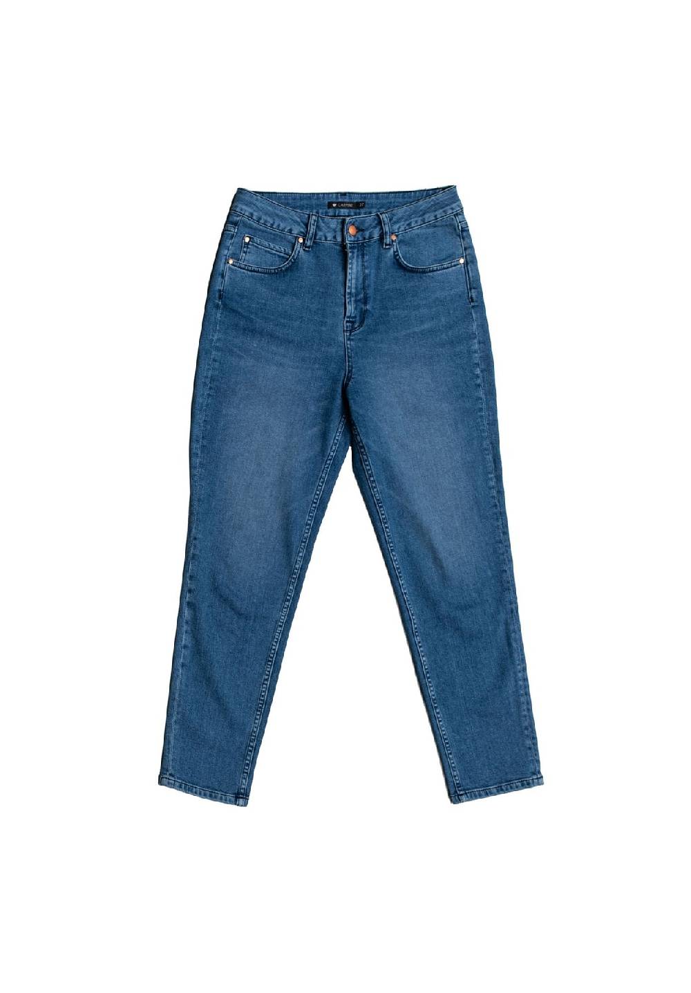 Lovjoi Mom Jeans CARPINE Blue Denim Kostenlose Rückgabe