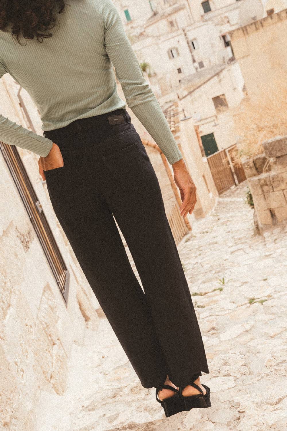 Lovjoi Straight Jeans MEDLAR Black Overdyed Letzte 3 Tage