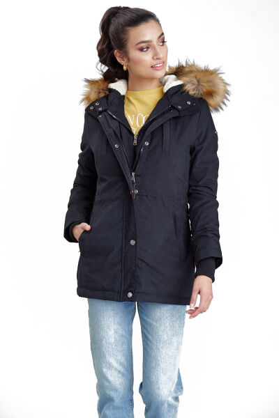 Marikoo Akira warme Damen Winterjacke mit Kapuze 50% Rabatt mit kostenlosem Versand