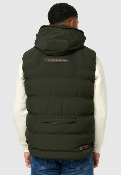 Marikoo Stone Harbour Egoor Herren Winter Steppweste Rabatt