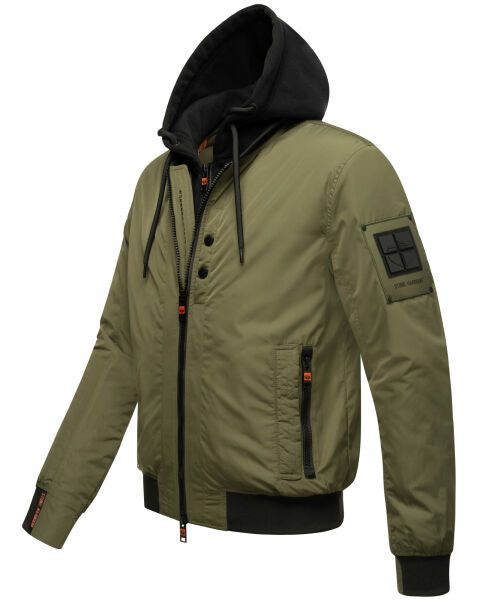 Marikoo Stone Harbour Hoobo Herren Bomber Jacke Online Shopping