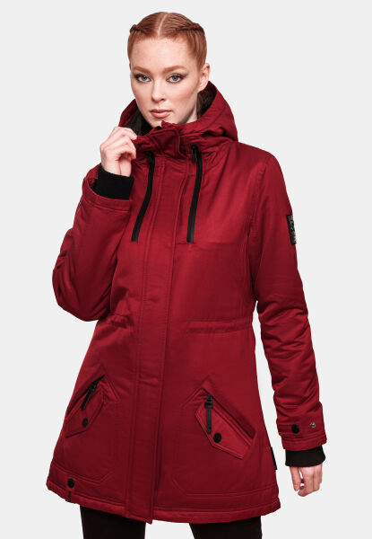 Marikoo Navahoo Avrille Damen Parka Winterjacke mit Kapuze Cyber Monday