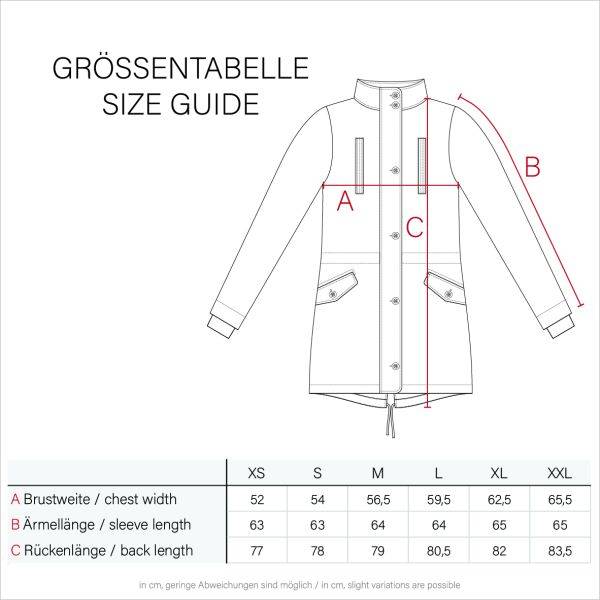 Marikoo Navahoo Avrille Damen Parka Winterjacke mit Kapuze Cyber Monday