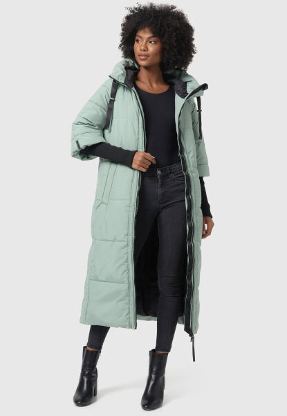 Marikoo Navahoo Ciao Miau Damen lange Winterjacke Valentinstagsangebot