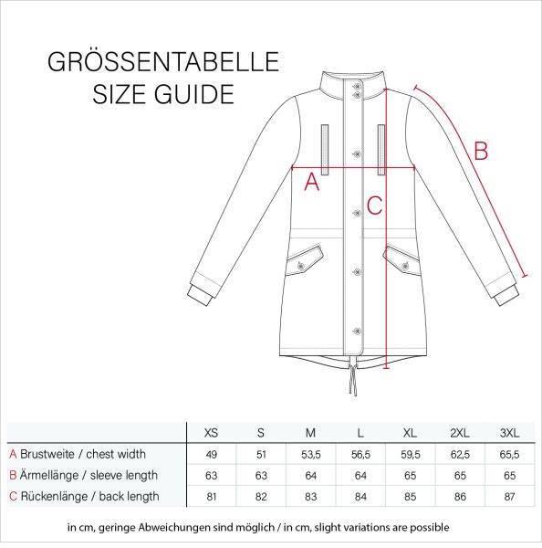 Marikoo Navahoo Freezestoorm Damen Parka Winterjacke gefüttert mit Kapuze Exklusive Angebote