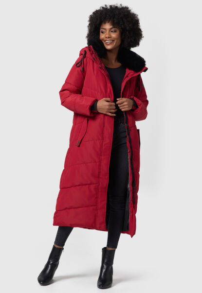 Marikoo Navahoo Hingucker Damen lange Winterjacke Große Rabatte