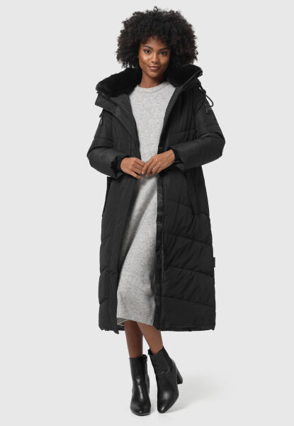 Marikoo Navahoo Hingucker Damen lange Winterjacke Große Rabatte